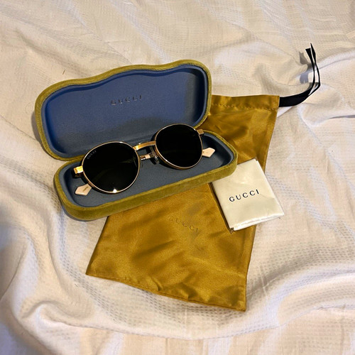 Gucci men round sunglasses - round,