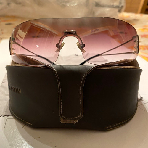 Miu unisex rimless shield - miu,