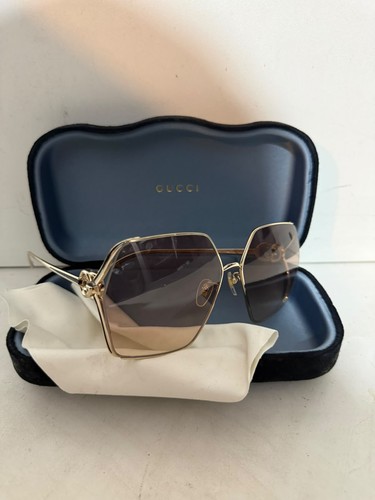 Gucci gg1322sa gold sunglasses - gold,