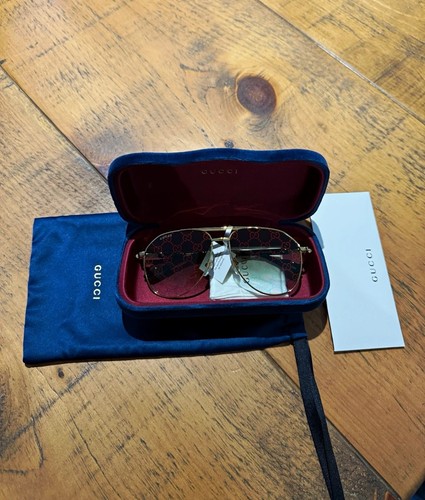 Gucci sunglasses gold toned - sunglasses, ,