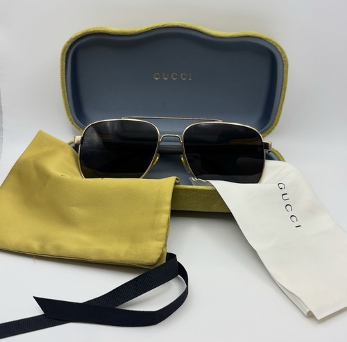 Gucci gold black pilot - gold,