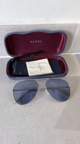 Gucci sunglasses gold frames - gucci,